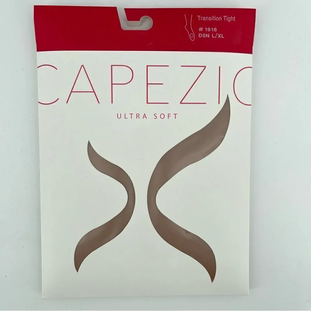 Capezio Women’s Ultra Soft #1916 DSN Matte Semi-Opaque Transition Tight L/XL